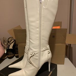 Sexy white boots